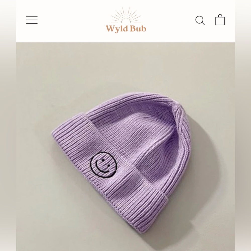 Wyld Bub Purple Beanie